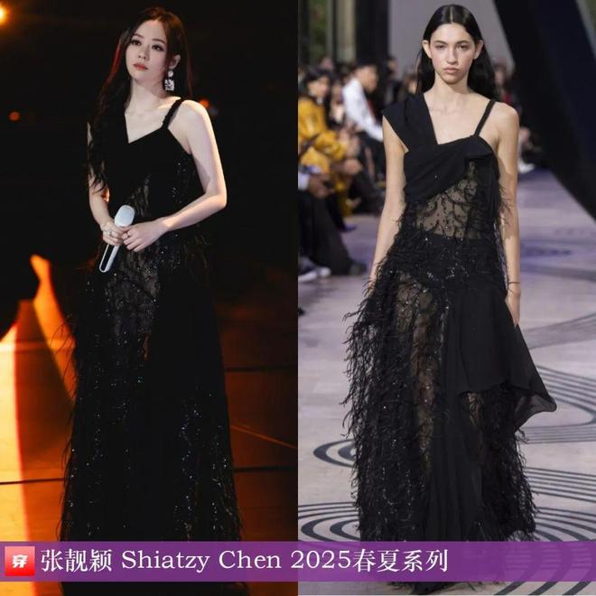 张靓颖2025年穿搭日历有不少的高定礼服哦效果相当哇塞(图16)
