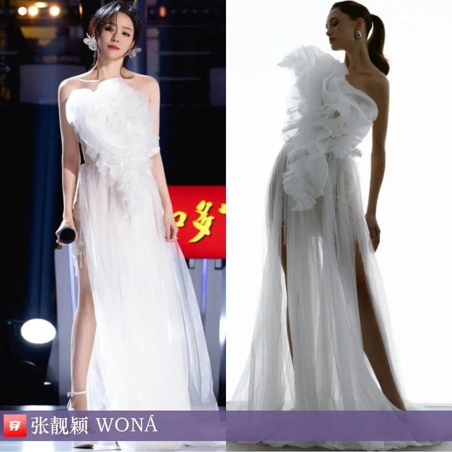 张靓颖2025年穿搭日历有不少的高定礼服哦效果相当哇塞(图20)