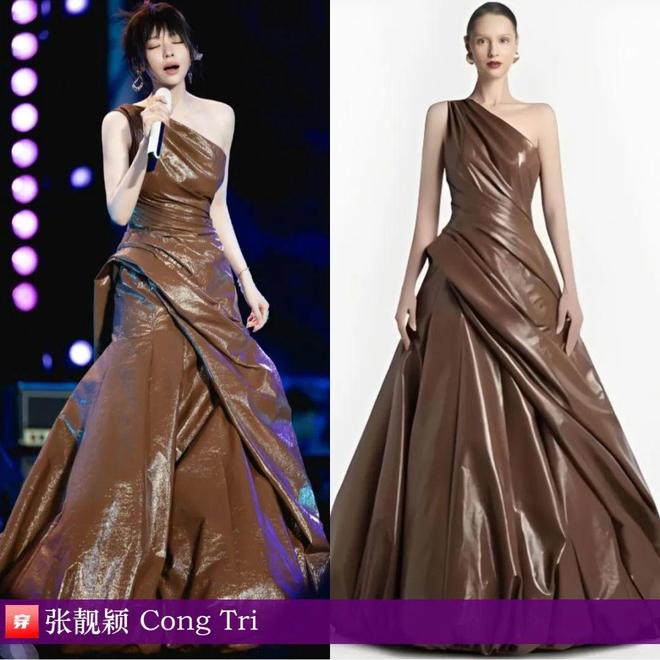 张靓颖2025年穿搭日历有不少的高定礼服哦效果相当哇塞(图30)