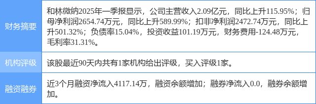 和林微纳涨559%国金证券六日前给出“买入”评级(图1)