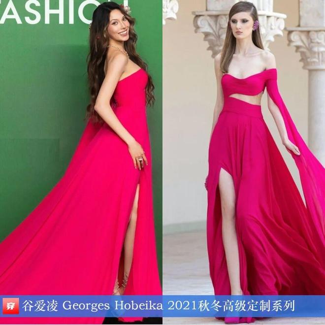 10月明星高定礼服造型：刘亦菲、唐嫣、宋茜、杨幂、白鹿、周冬雨、舒淇(图15)