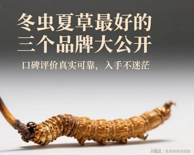 冬虫夏草最好的三个品牌大公开口碑评价真实可靠入手不迷茫(图1)